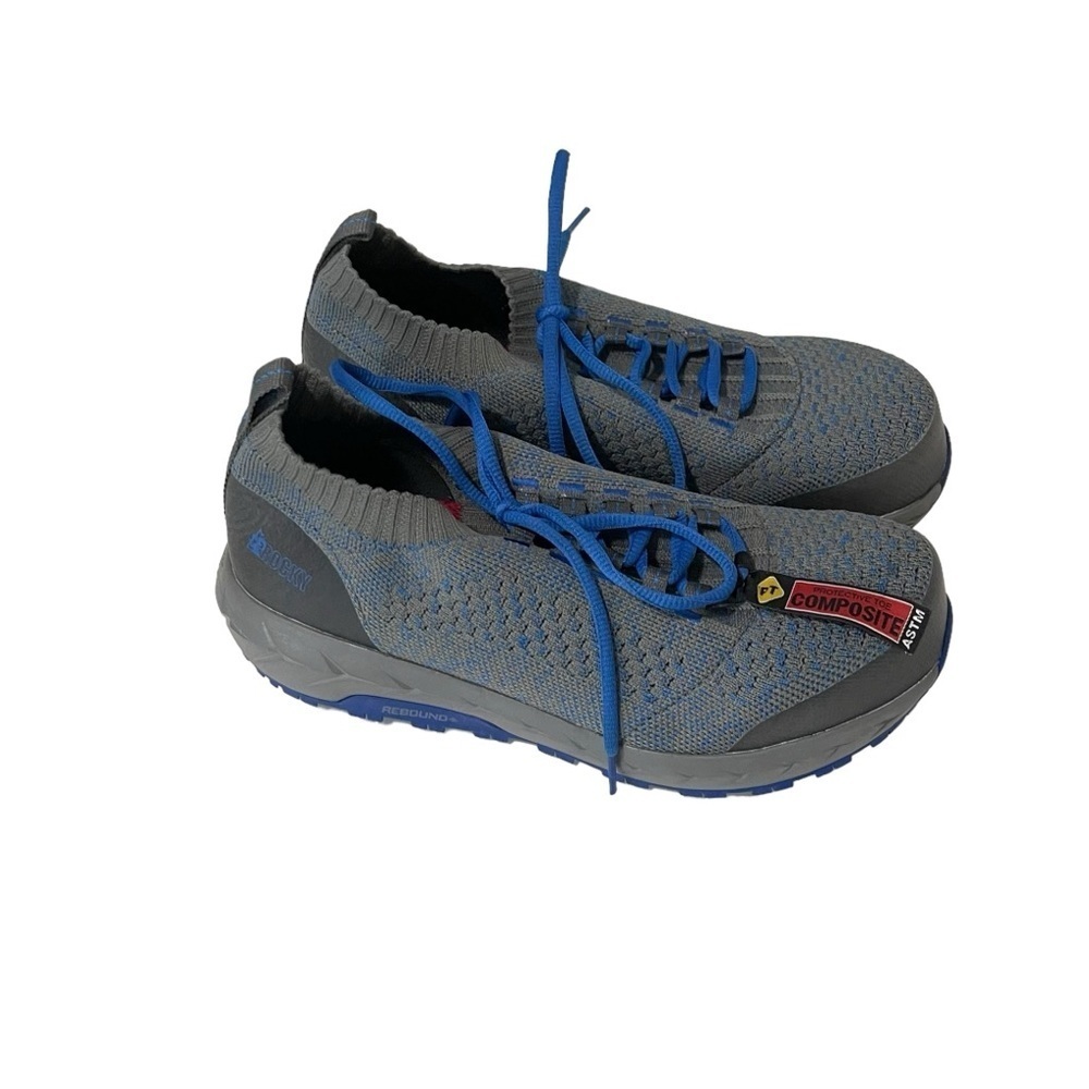 Rocky Women’s Gray Blue Composite Toe Work Sneakers Size 8